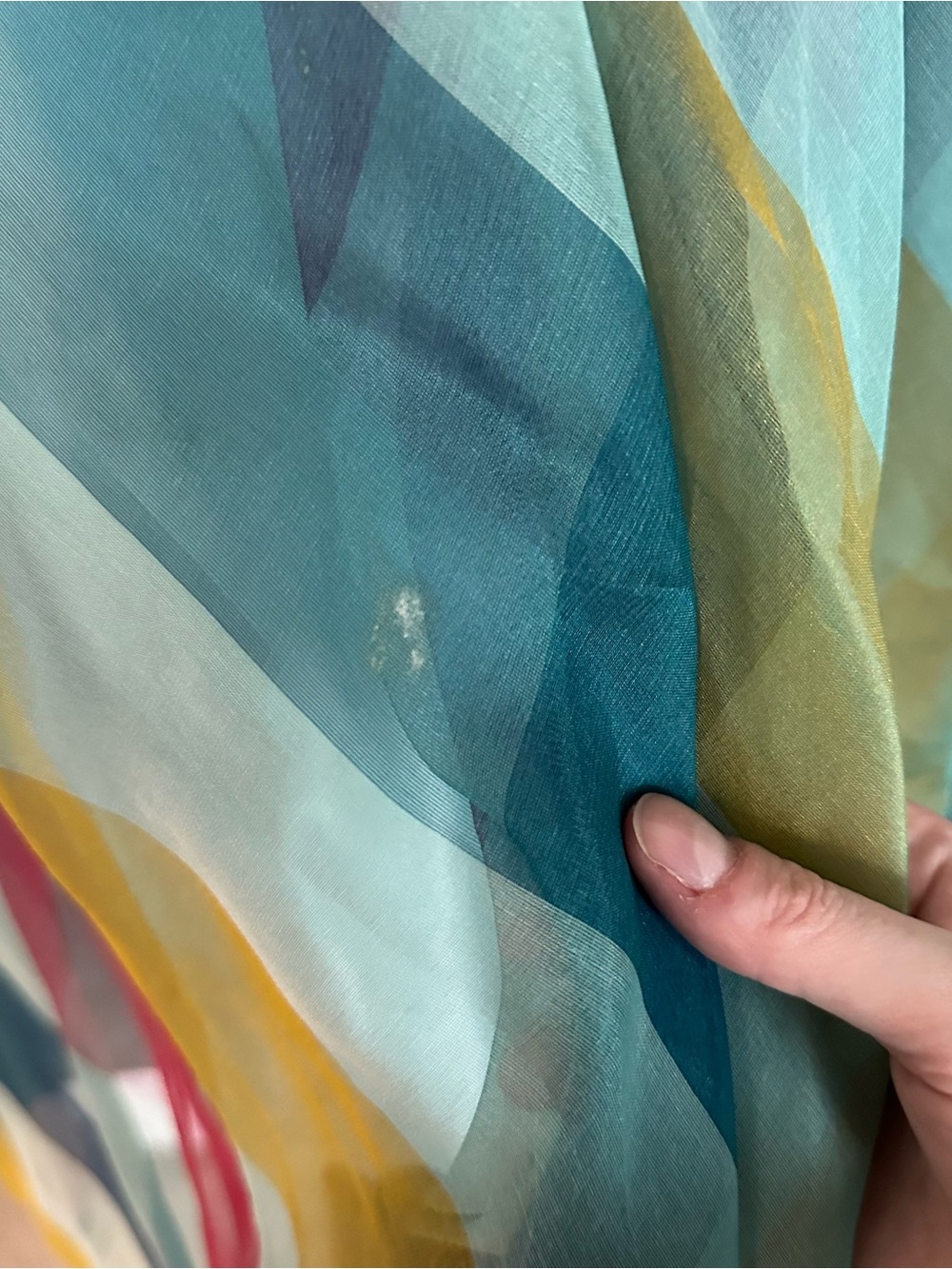 Vintage Colorful Striped Prom Dress - Picture 8 of 9